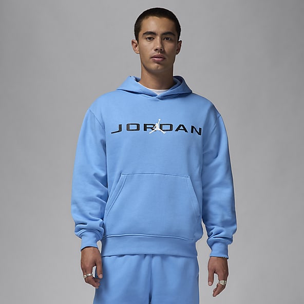 Jordan Blue Hoodies Sweatshirts. Nike CA